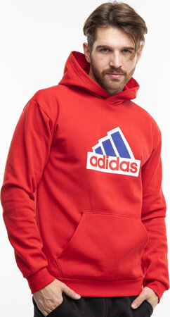 Bluza męska adidas FI BOS HD OLY czerwona IS8338