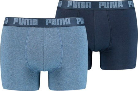 Bokserki męskie Puma Basic Boxer 2P niebieskie, granatowe 906823 36