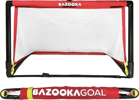 Bramka do piłki nożnej Bazooka 120x75 czerwona 03263