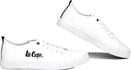 Buty trampki sneakersy miejskie męskie Lee Cooper białe LCW-23-31-1821M