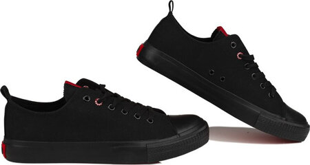 Buty trampki sneakersy miejskie męskie Lee Cooper czarne LCW-22-31-0912M