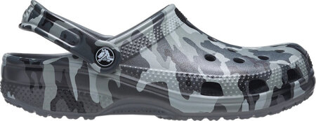 Chodaki sandały klapki Crocs Classic Printed Camo moro - szare 206454 0IE