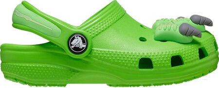 Chodaki sandały klapki dla dzieci Crocs Classic Iam Dinosaur Clog zielone 209700 3WA