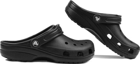 Chodaki sandały klapki dla dzieci Crocs Kids Classic Clog czarne 206991 001