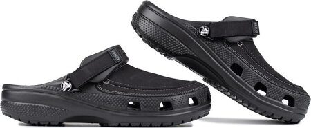 Chodaki sandały klapki męskie Crocs Yukon Vista II LR Clog czarne 207689 0DD