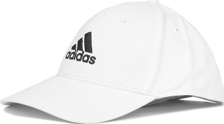 Czapka z daszkiem adidas Cotton Twill Baseball biała IB3243