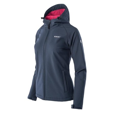 Damska kurtka przejściowa softshell Hi-Tec Lady Neti membrana 8000mm granatowa rozmiar S