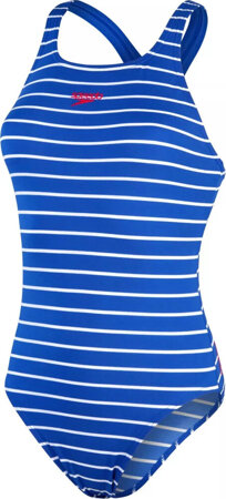 Damski strój kąpielowy Speedo ECO END+ PT MDLT AF chroma blue/white rozmiar 34