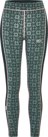 Damskie legginsy termoaktywne wełna merino Kari traa Rose high Waist Pant rozmiar L