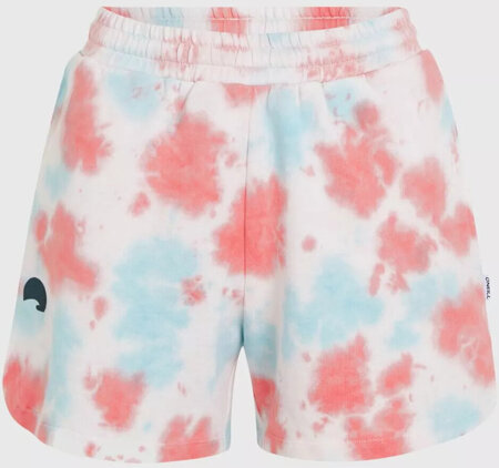 Damskie spodenki O'neill WOW SWEAT SHORTS pink ice cube tie dye rozmiar S