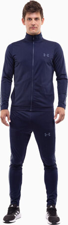 Dres męski Under Armour Rival Knit Track Suit granatowy 1357139 410