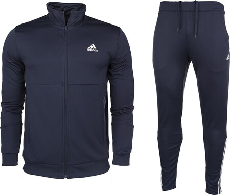 Dres męski adidas Slim Zipped granatowy HK4467