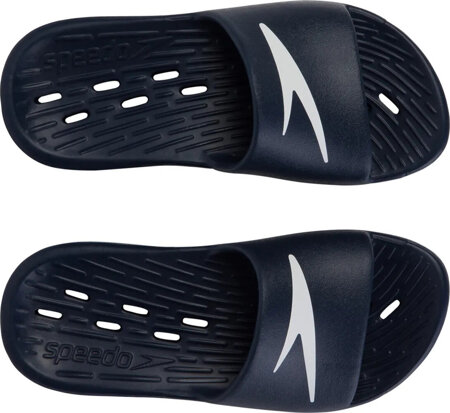 Dziecięce klapki plażowe basenowe Speedo Slide Navy rozmiar 35,5