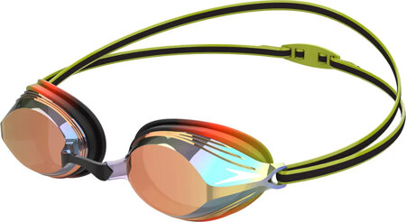 Dziecięce okularki pływackie Speedo Vengeance Mir Gog Ju black/atomic lime/salso/orange gold