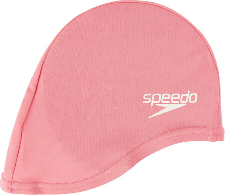 Dziecięcy czepek pływacki poliestrowy Speedo Poly Cap Ju pink