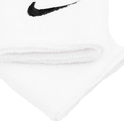 Frotki na nadgarstek Nike Swoosh białe 2 szt. NNN04101OS