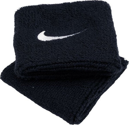 Frotki na nadgarstek Nike Swoosh granatowe 2 szt. NN04416