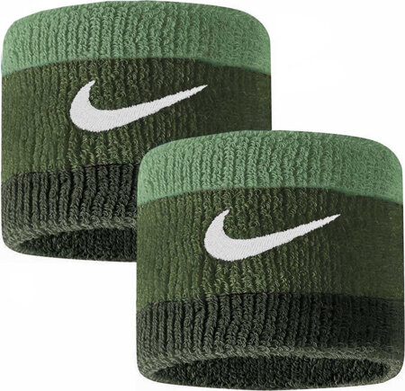 Frotki na rękę Nike Swoosh 2 szt. zielone N0001565314OS