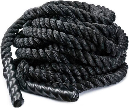 Gruba lina treningowa na siłownię Power Rope Cross Fit Allright 38mm 15 m