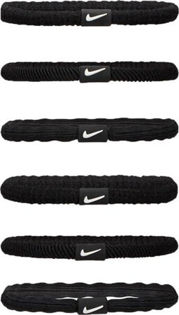 Gumki do włosów Nike Flex 6 szt. czarne N1009194091OS