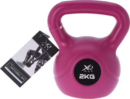 Hantla kompozytowa kettlebell do ćwiczeń fitness 2 kg odważnik