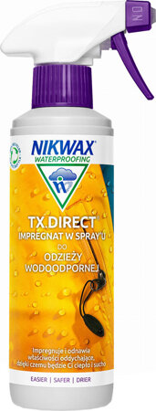 Impregnat do odzieży wodoodpornej Nikwax TX Direct 300 ml 