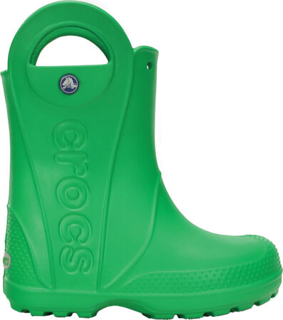 Kalosze dla dzieci Crocs Handle Rain zielone 12803 3E8