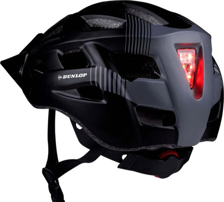 Kask rowerowy MTB Dunlop 6xLED rozmiar L