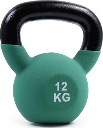 Kettlebell odważnik żeliwny ogumowany 12kg SMJ sport