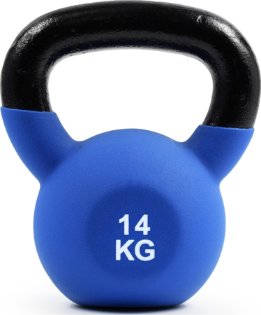 Kettlebell odważnik żeliwny ogumowany 14kg SMJ sport