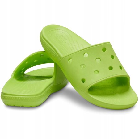 Klapki Crocs Classic Slide zielone 206121 3UH