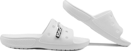 Klapki damskie Crocs Classic Slide białe 206121 100