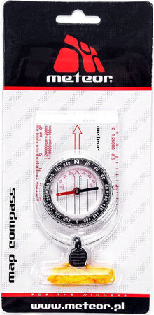 Kompas z linijką półokrągły Meteor 8183/71017