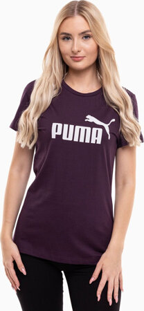 Koszulka damska Puma ESS Logo Tee ciemny fiolet 586775 39