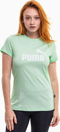 Koszulka damska Puma ESS Logo Tee miętowa 586775 90