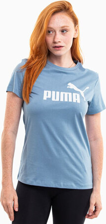 Koszulka damska Puma ESS Logo Tee niebieska 586775 20