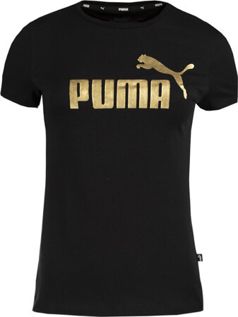 Koszulka damska Puma ESS  Metallic Logo Tee czarna 848303 01