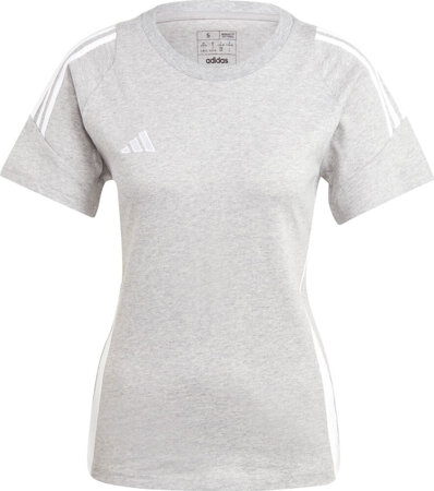 Koszulka damska adidas Tiro 24 Sweat Tee szara IR9355