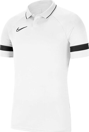 Koszulka dla dzieci Nike Dri-FIT Academy 21 Polo SS biała CW6106 100