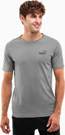 Koszulka męska Puma ESS Small Logo Tee szara 586669 60