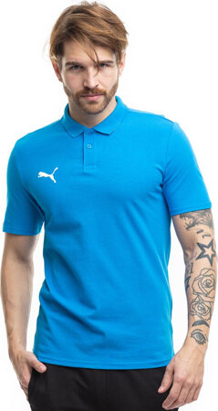 Koszulka męska Puma Team Goal Casuals Polo niebieska 658605 02