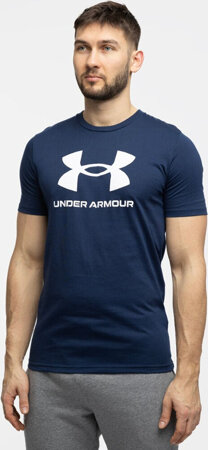 Koszulka męska Under Armour Sportstyle Logo granatowa 1382911 408