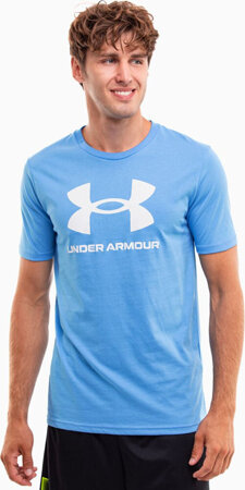 Koszulka męska Under Armour Sportstyle Logo niebieska 1382911 444