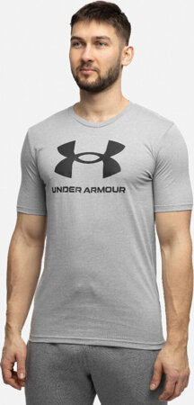 Koszulka męska Under Armour Sportstyle Logo szara 1382911 035