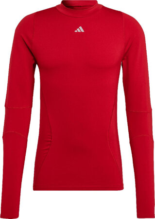 Koszulka męska adidas Techfit COLD.RDY Long Sleeve czerwona HP0572