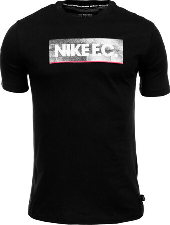 Koszulka męskie Nike NK Fc Tee Seasonal Block czarna DH7444 010