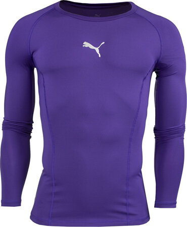 Koszulka termoaktywna męska Puma LIGA Baselayer LS fioletowa 655920 10