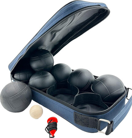 Kule do gry boule petanque pokrowiec Enero pro 8 sztuk czarne