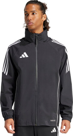 Kurtka męska adidas Tiro 24 Rain czarno-biała IJ7390