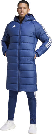 Kurtka płaszcz adidas męski Tiro 24 Long niebieski IR9502